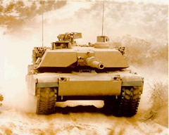 The M1A1/2 Abrams main battle tank is manufactured by General Dynamics Land Systems (GDLS). The first M1 tank was produced in 1978, the M1A1 in 1985 and the M1A2 in 1986. 3,273 M1 tanks were produced for the US Army. 4,796 M1A1 tanks were built for the US Army, 221 for the US Marines and 555 co-produced with Egypt. Egypt has ordered a further 200 M1A1 tanks with production to continue to 2005. 77 M1A2 tanks have been built for the US Army, 315 for Saudi Arabia and 218 for Kuwait. For the M1A2 Upgrade Program, over 600 M1 Abrams tanks are being upgraded to M1A2 configuration. Deliveries began in 1998